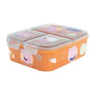 Lunch Box for Kids STOR 13920 3 Compartments Peppa Pig (orange), Stor