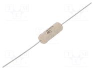 Resistor: wire-wound; ceramic; 1.8kΩ; 5W; ±5%; 50ppm/°C; audio OHMITE