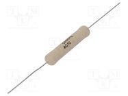 Resistor: wire-wound; ceramic; 27Ω; 10W; ±5%; 50ppm/°C; audio OHMITE
