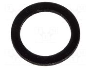 Gasket; EPDM; Thk: 2mm; Øint: 20.4mm; Øout: 25mm; PG13,5 BM GROUP