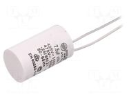 Capacitor: polypropylene; motors, run; 7.5uF; 425VAC; Ø32x55mm DUCATI ENERGIA