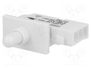Switch: door; Pos: 2; SPDT; 0.5A/250VAC; white; Leads: spring clamps OMRON Electronic Components