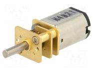 Motor: DC; with gearbox; HPCB 12V; 12VDC; 750mA; Shaft: D spring POLOLU