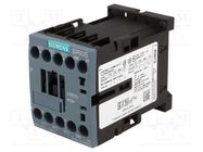 Contactor: 3-pole; NO x3; Auxiliary contacts: NC; 230VAC; 9A; 3RT20 SIEMENS