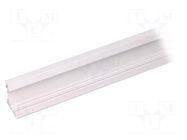 Profiles for LED modules; white; L: 2m; CORNER10; aluminium TOPMET