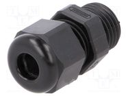 Cable gland; PG7; IP68; polyamide; black; UL94V-0; HSK-K HUMMEL