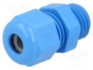 Cable gland; M12; 1.5; IP68; polyamide; blue; UL94V-0; HSK-K HUMMEL