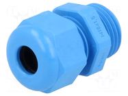 Cable gland; M16; 1.5; IP54; polyamide; blue; UL94V-0; HSK-K HUMMEL