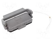 Protection cover; size 16B; Han; with latch; thermoplastic HARTING