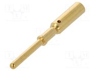 Contact; male; gold-plated; 1.5mm2; crimped; M12 Power connectors HARTING