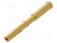 Contact; female; gold-plated; 0.5mm2; crimped; for cable HARTING