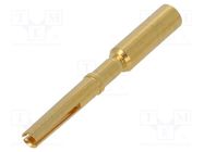 Contact; female; gold-plated; 1.5mm2; crimped; for cable HARTING