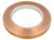 Tape: electrically conductive; W: 12mm; L: 33m; Thk: 0.066mm; copper 3M