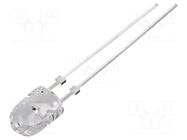 LED; yellow; oval; 5.1x4.3mm; 2180÷4200mcd; 100/40°; Front: convex OPTOSUPPLY