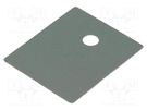 Heat transfer pad: silicone; TOP3/1; 0.45K/W; L: 20.5mm; W: 17.5mm FISCHER ELEKTRONIK