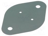 Heat transfer pad: silicone; TO3; 0.4K/W; L: 42mm; W: 19mm; 1.22W/mK FISCHER ELEKTRONIK
