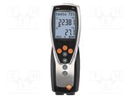 Meter: temperature; digital; -200÷1370°C; IP54 TESTO