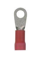 TERMINAL, RING TONGUE, 1/4", 8AWG, RED