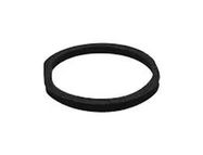 FLANGE SEAL, SIZE 18, RUBBER, IP69K, BLK