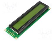 Display: LCD; alphanumeric; STN Positive; 24x2; green; LED; PIN: 16 RAYSTAR OPTRONICS