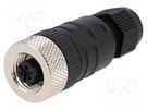 Connector: 1/2"-20; plug; female; PIN: 3; 3÷6.5mm; for cable LUMBERG AUTOMATION