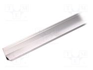 Profiles for LED modules; natural; L: 1m; CABI12; aluminium TOPMET