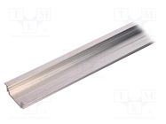 Profiles for LED modules; natural; L: 1m; GROOVE14; aluminium TOPMET