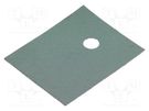 Heat transfer pad: silicone; TO247; 0.45K/W; L: 21mm; W: 17mm; 6.5kV FISCHER ELEKTRONIK