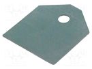 Heat transfer pad: silicone; TOP3; 0.4K/W; L: 20.5mm; W: 17.5mm FISCHER ELEKTRONIK