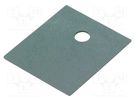 Heat transfer pad: silicone; TOP3/1; 0.4K/W; L: 20.5mm; W: 17.5mm FISCHER ELEKTRONIK