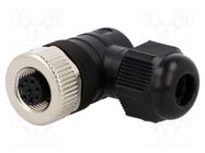 Plug; M12; PIN: 8; female; A code-DeviceNet / CANopen; for cable LUMBERG AUTOMATION