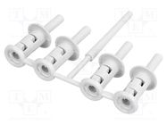 Rivets set; light grey; 4pcs. TRELLEBORG