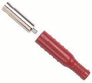 BANANA JACK, 15A, CRIMP/SOLDER, BLACK