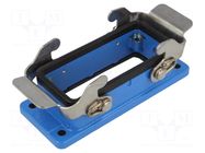 Enclosure for connectors: HDC; size 16B; for panel mounting HARTING