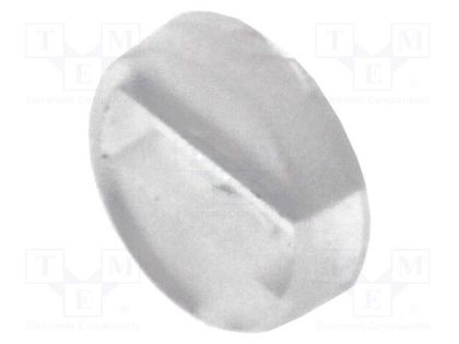 Spacer sleeve; LED; Øout: 4mm; ØLED: 3mm; L: 1.5mm; natural; UL94V-2 FIX&FASTEN FIX-LEDS-1.5