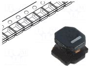 Inductor: wire; SMD; 22uH; Ioper: 1.4A; 126mΩ; ±20%; 4.9x4.9x4mm FERROCORE
