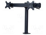 LCD/LED holder; screw terminals; black; 8kg; 75x75mm,100x100mm NEWBRAND