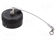Protection cover; PIN: 13; internal bayonet,bayonet; sockets AMPHENOL