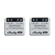 Set of 2 Shelly PM Mini Gen3 Controllers, Shelly