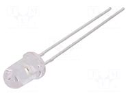 LED; red; 5mm; 8500÷14000mcd; 15°; Front: convex; 1.6÷2.6VDC LUCKYLIGHT