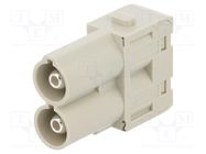 Connector: HDC; module; male; Han-Modular®; PIN: 2; 70A; 1000V HARTING