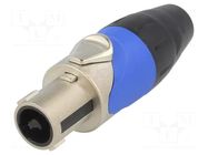 Connector: loudspeaker; plug; female; PIN: 2; for cable; 30A; 133V AMPHENOL