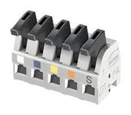 TERMINAL BLOCK, WTB, 5POS, 28-16AWG