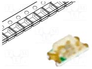 LED; blue; SMD; 0603; 15÷35mcd; 2.8÷3.8VDC; 1.6x0.8x0.6mm; 140° LUCKYLIGHT