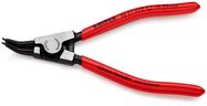 KNIPEX 46 31 A12 Circlip Pliers for external circlips on shafts 45° angled plastic coated black atramentized 130 mm