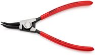 KNIPEX 46 31 A22 Circlip Pliers for external circlips on shafts 45° angled plastic coated black atramentized 185 mm