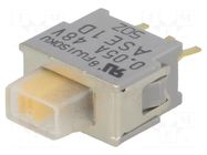 Switch: slide; Pos: 2; SPDT; 0.05A/60VAC; 0.05A/60VDC; ON-ON; 500MΩ Nidec Copal Electronics