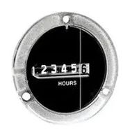 HOUR METER, 115VAC, 0S-99999.9H