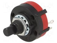 Switch: rotary; Pos: 4; 0.3A/125VAC; Poles number: 1; 30°; -20÷70°C NINIGI