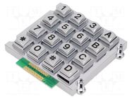 Keypad: metal; No.of butt: 16; none; metal; 200mΩ; 1.5N; 20mA; W: 76mm ACCORD